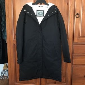 New Levi’s Bunny Sherpa Hooded Parka Jacket szXS